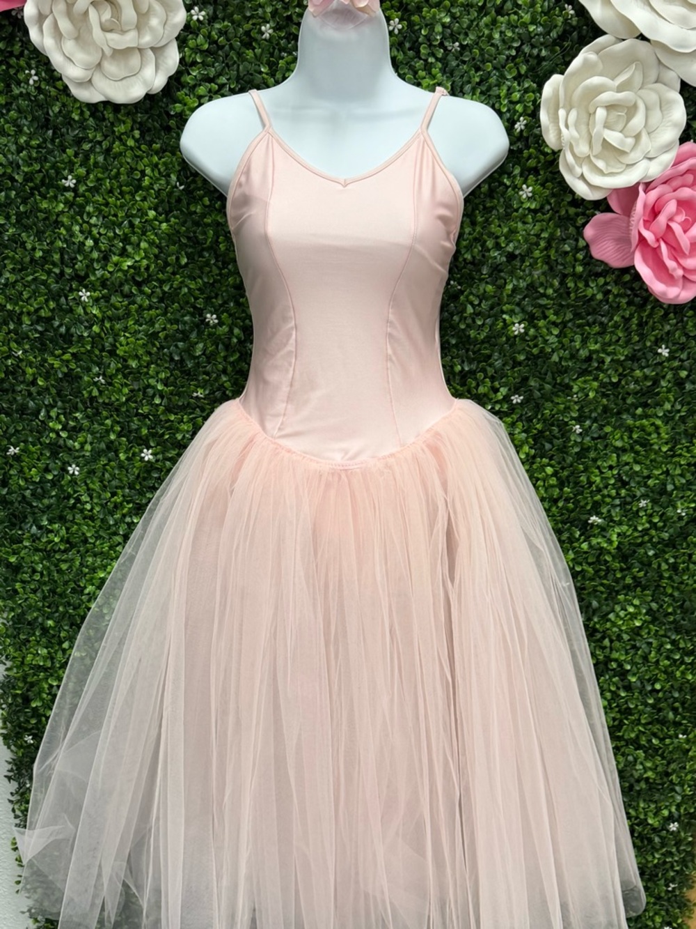 Delicate Ballet Tulle Dress - Light Pink Kids Dance Costume